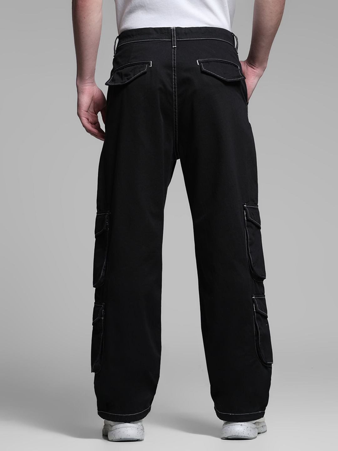 BLACK HIGH RISE CARGO