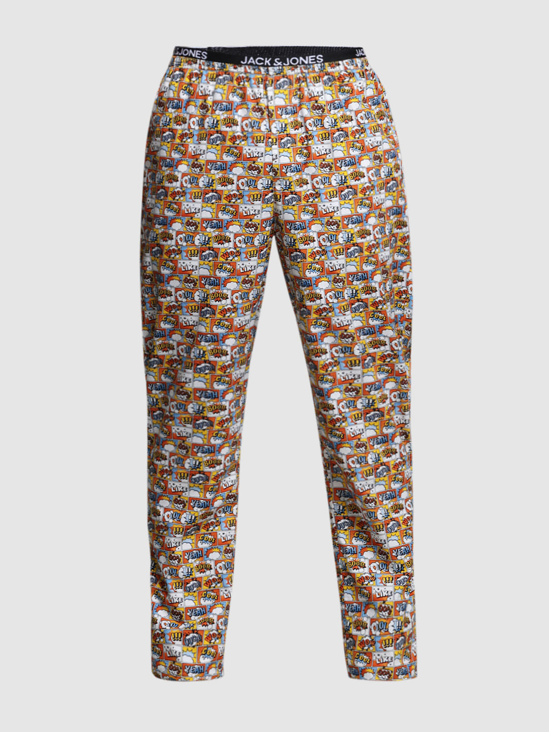 Yellow Comic Strip Print Pyjamas