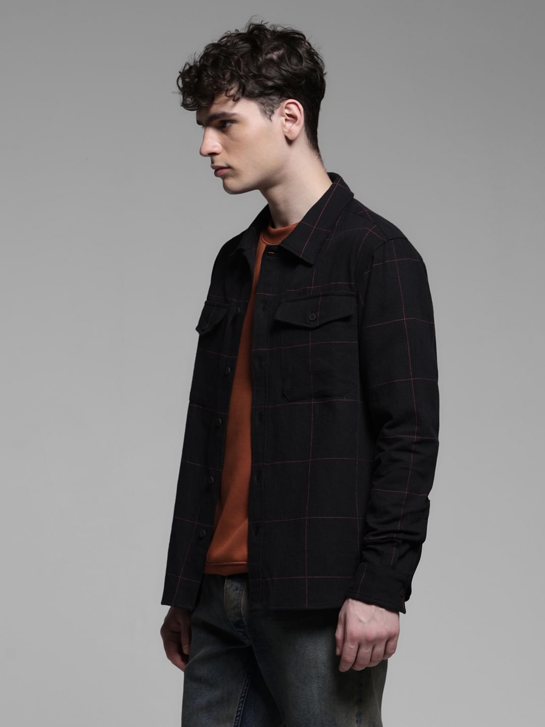 BLACK OVERSIZED SHIRT