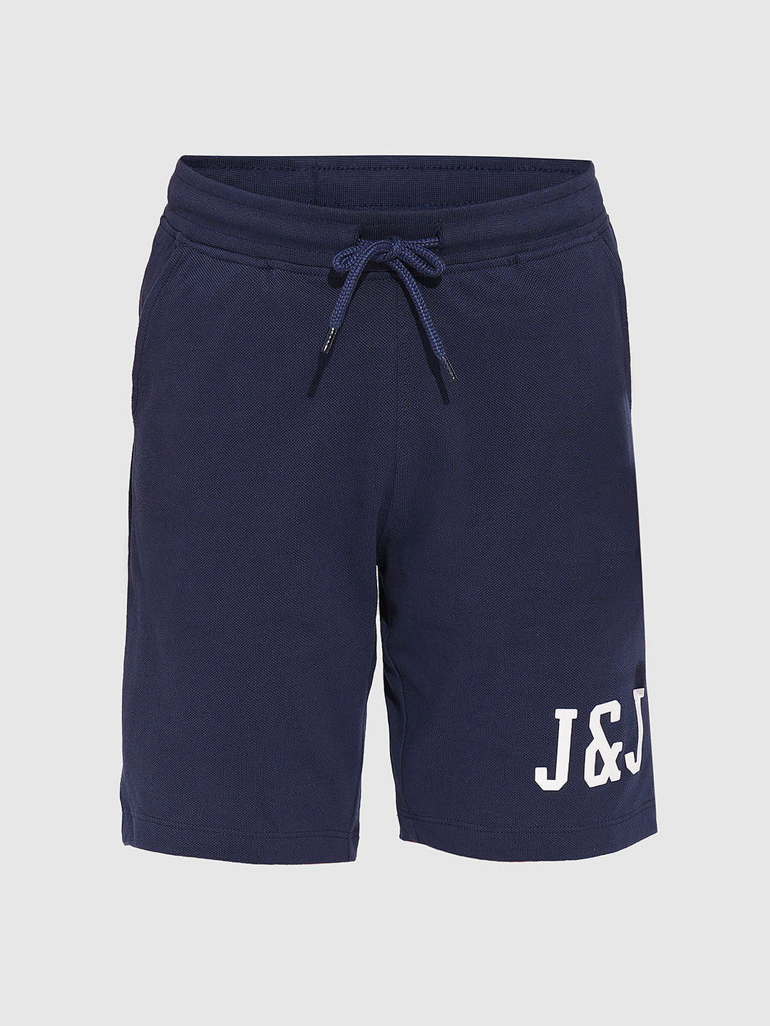 Boys Blue Printed Co-ord Set Shorts