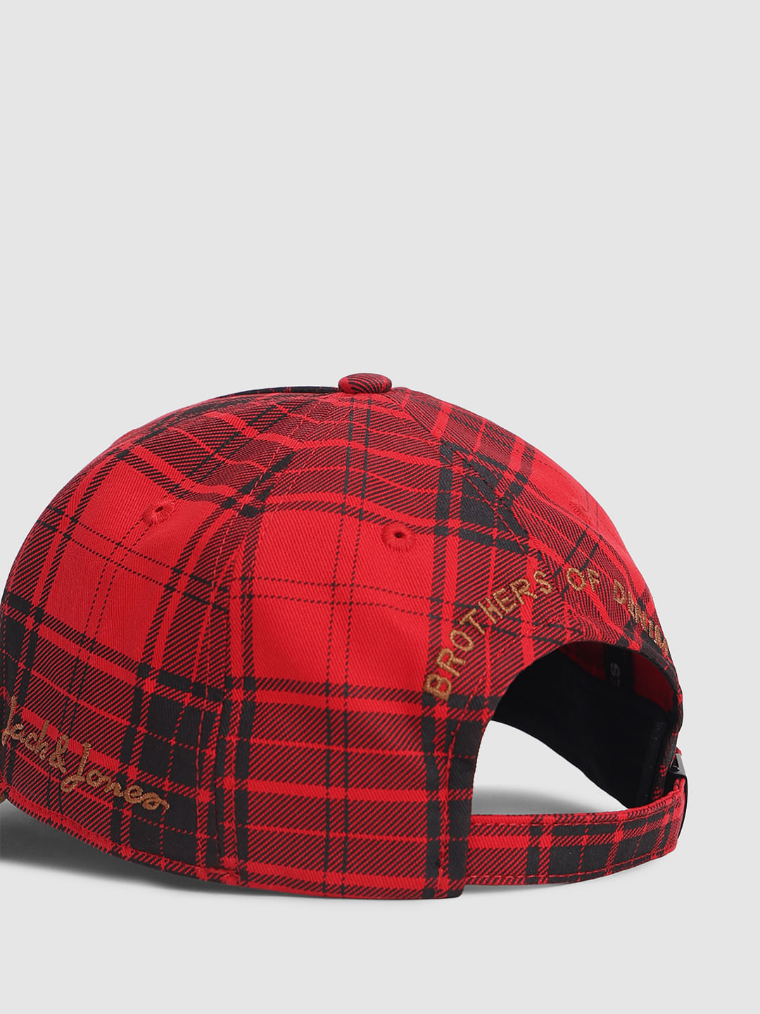 Red Varsity Suede Baseball Cap