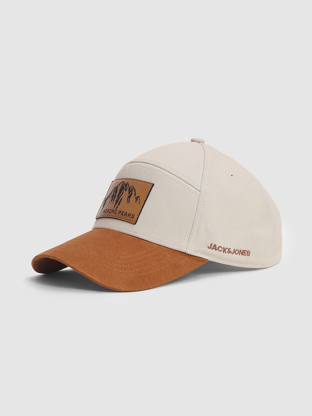 Beige Suede Baseball Cap