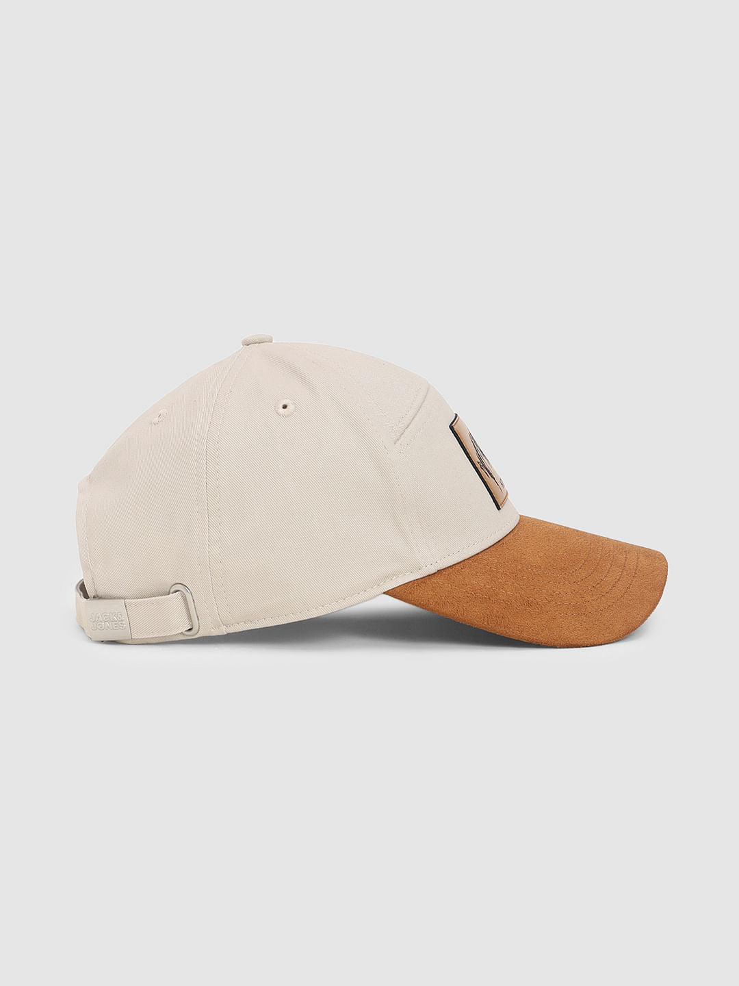 Beige Suede Baseball Cap