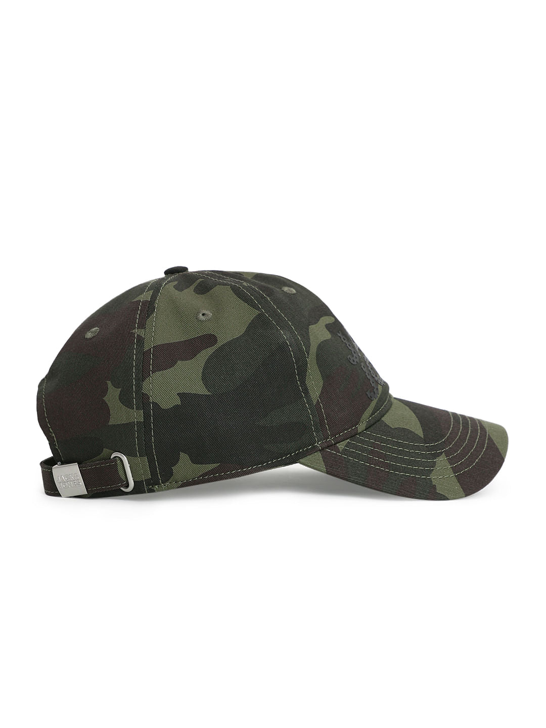 Olive Camo Print Baseball Cap