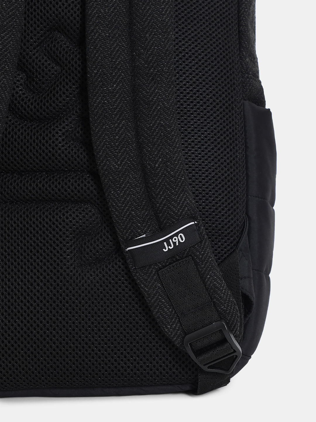 Dark Grey Herringbone Backpack