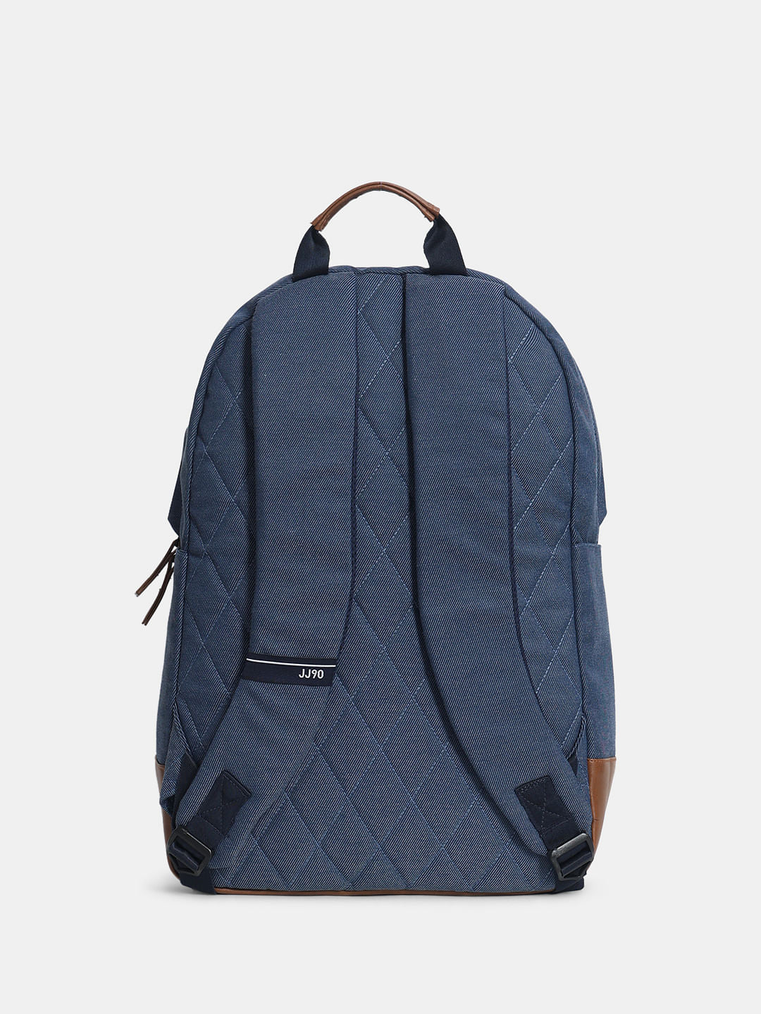 Blue Faded Denim Backpack