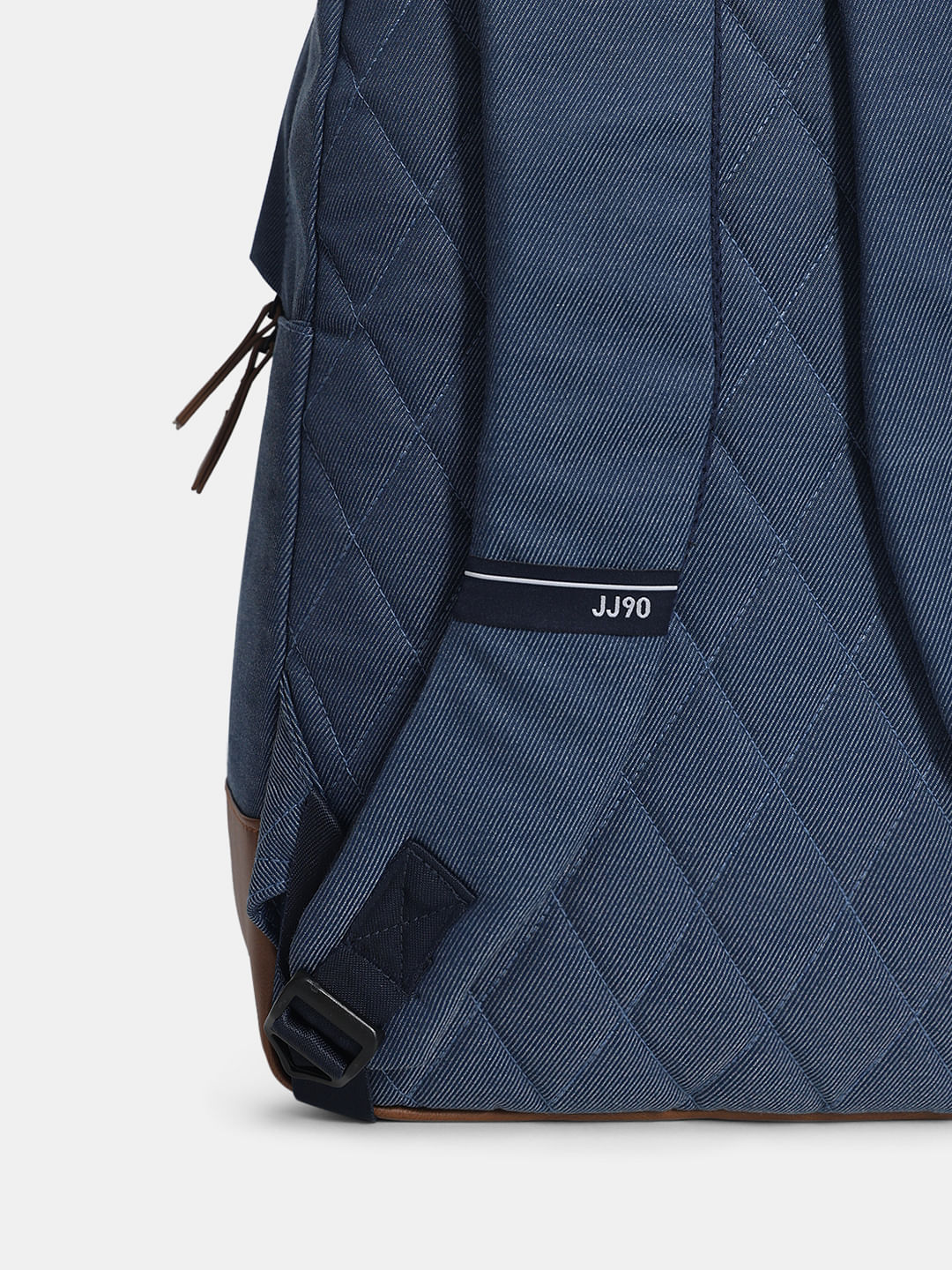 Blue Faded Denim Backpack