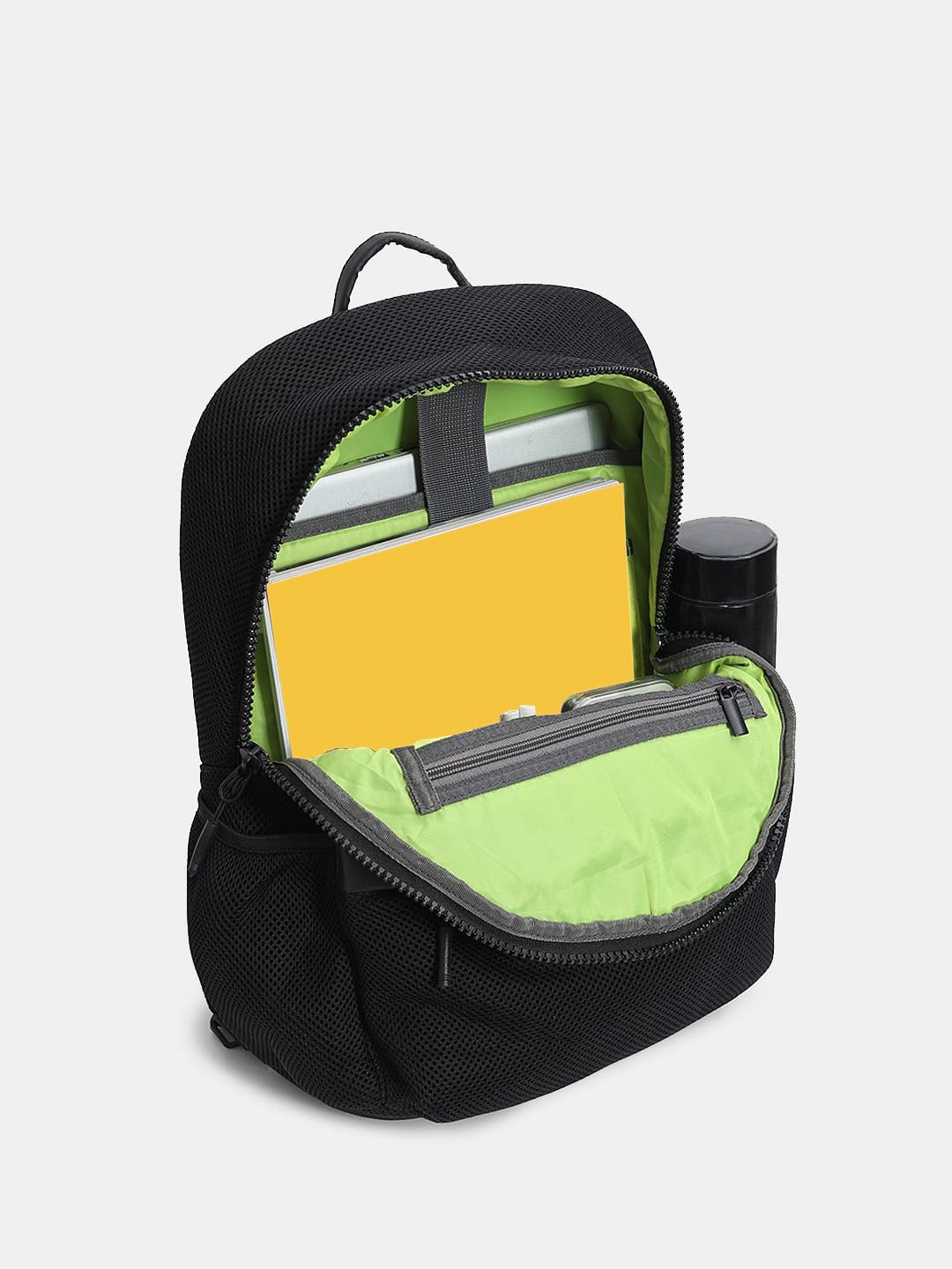 Black Mesh Backpack