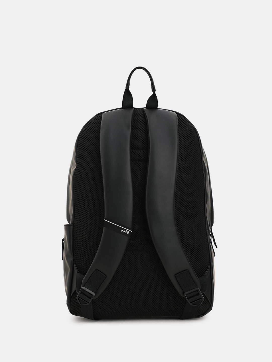 Black Colourblocked Laptop Backpack