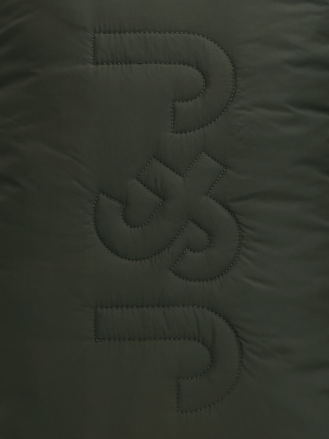 Olive Green Quilted Backpack