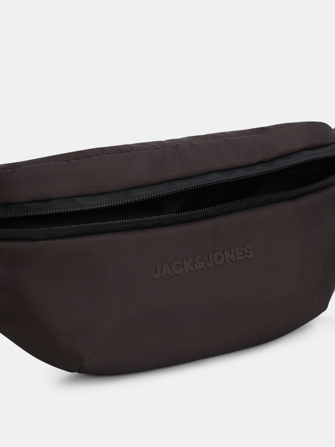 Chocolate Brown Logo Print Bumbag