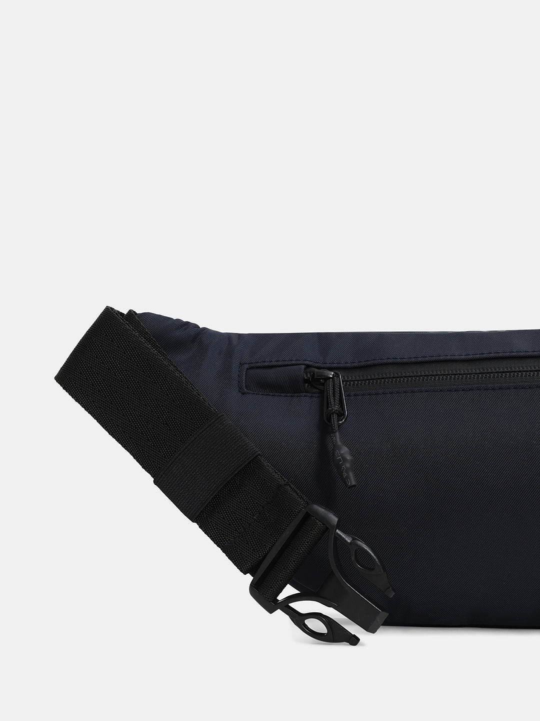 Dark Blue Logo Print Bumbag