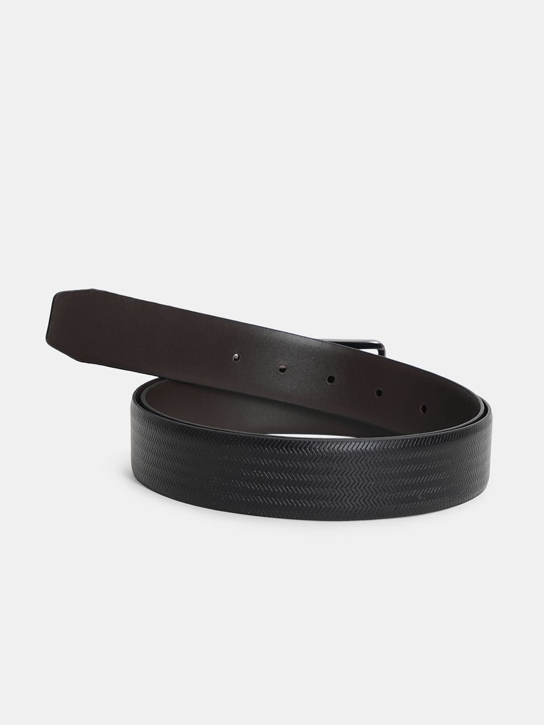 Black Premium Reversible Leather Belt