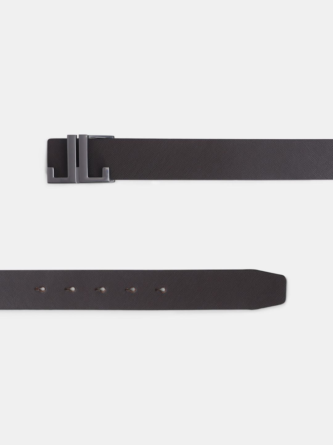 Beige Premium Reversible Leather Belt