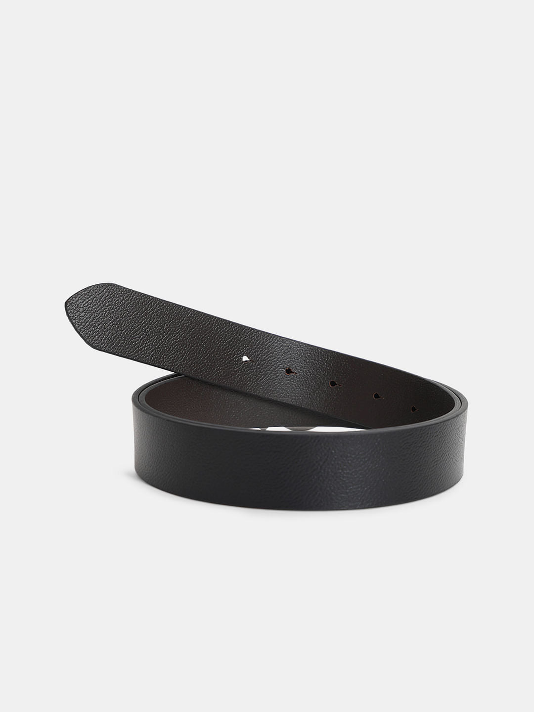 Black Reversible Premium Leather Belt