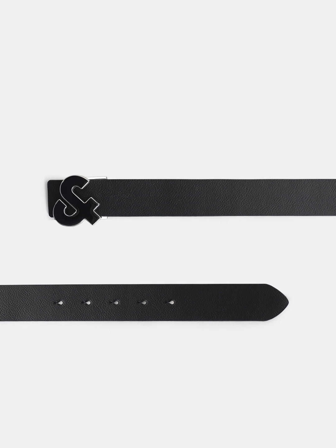 Black Reversible Premium Leather Belt