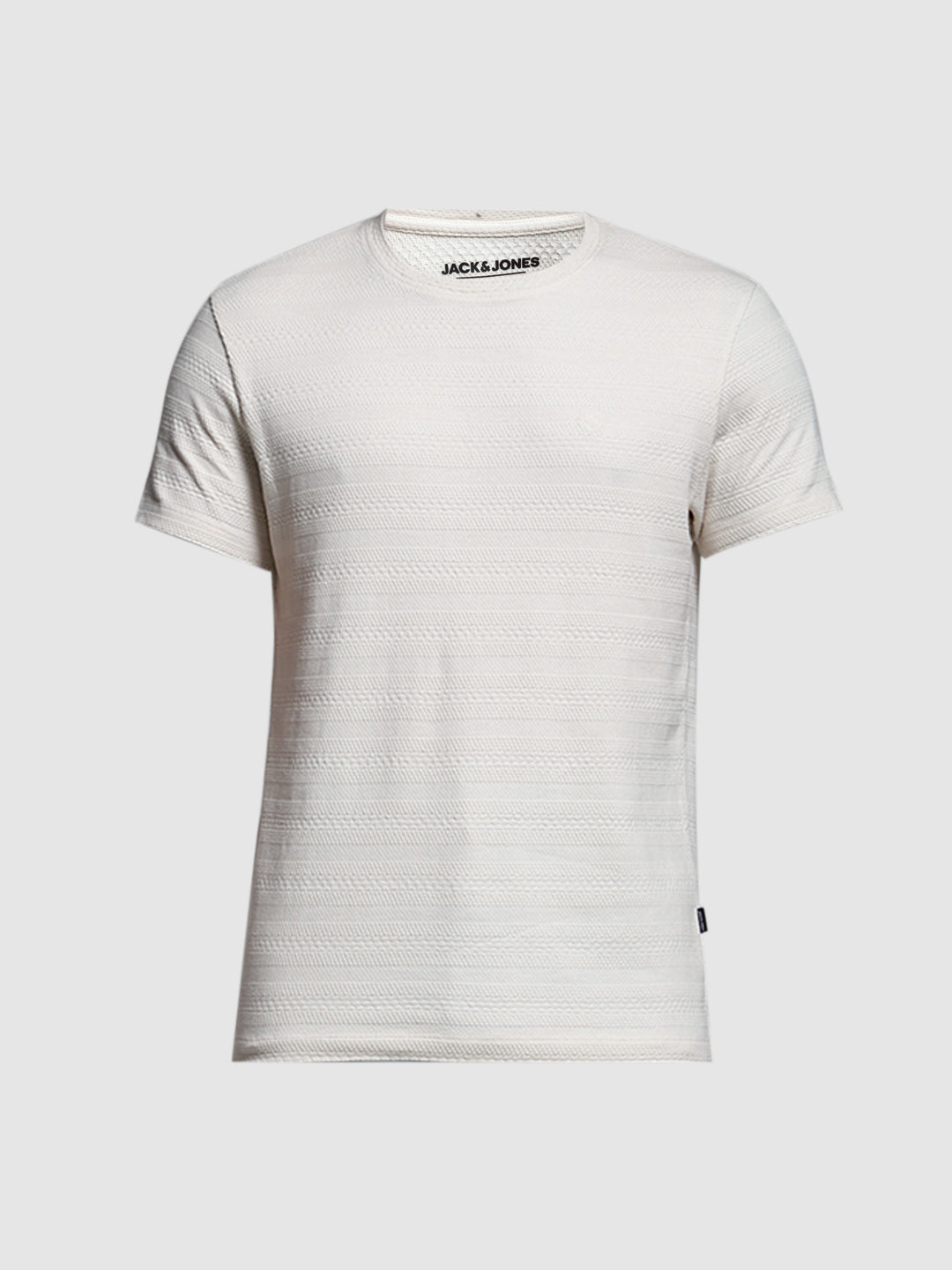 Jacquard Crew Neck T-Shirt