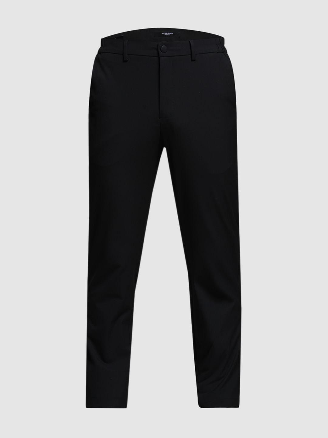 Black Low Rise Stretch Trousers