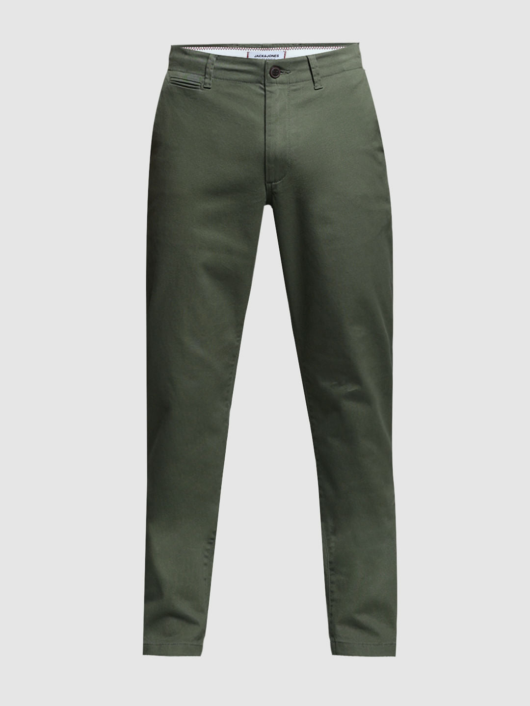 Green Mid Rise Chino Pants