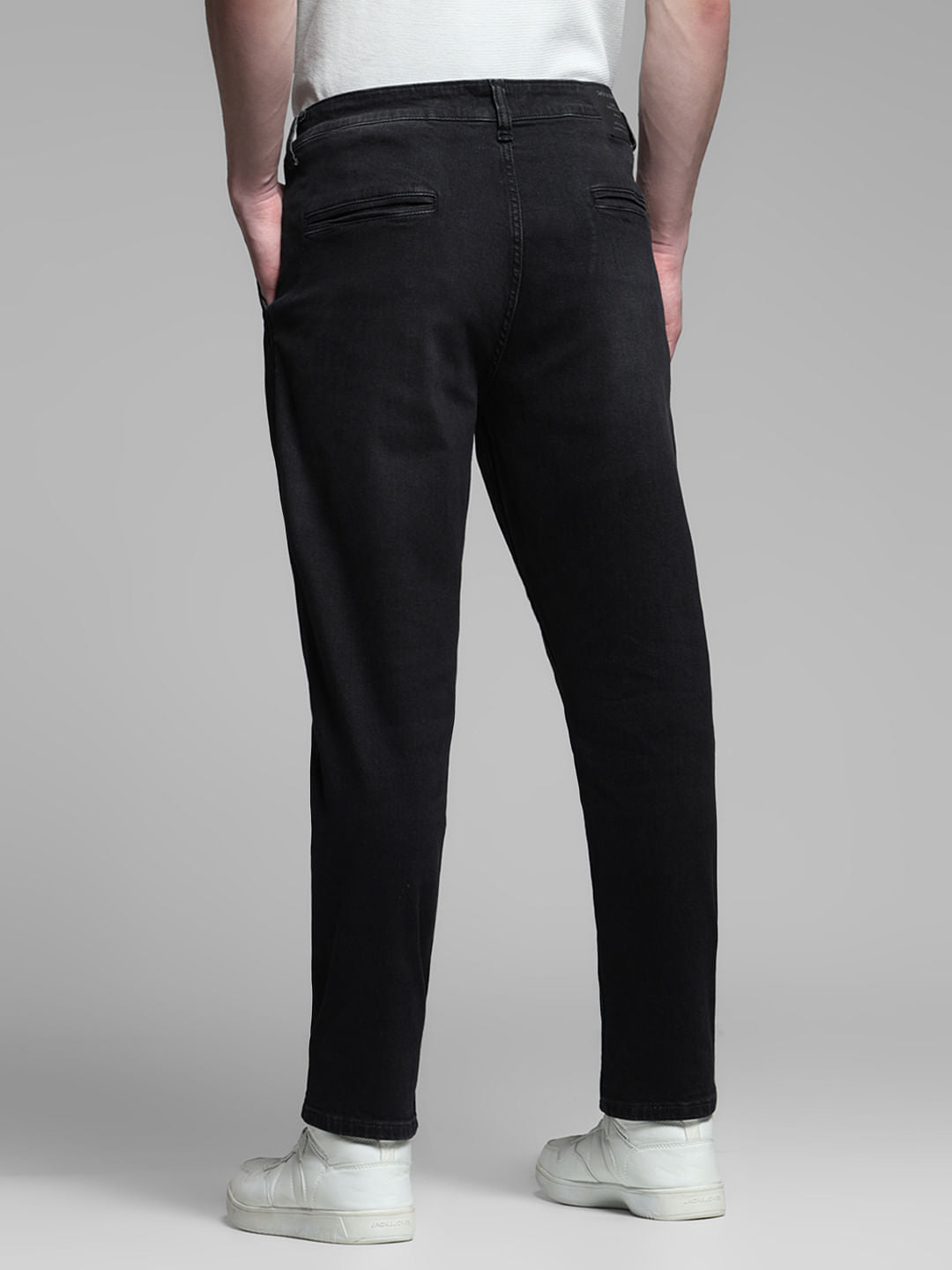 Black Low Rise Regular Fit Jeans