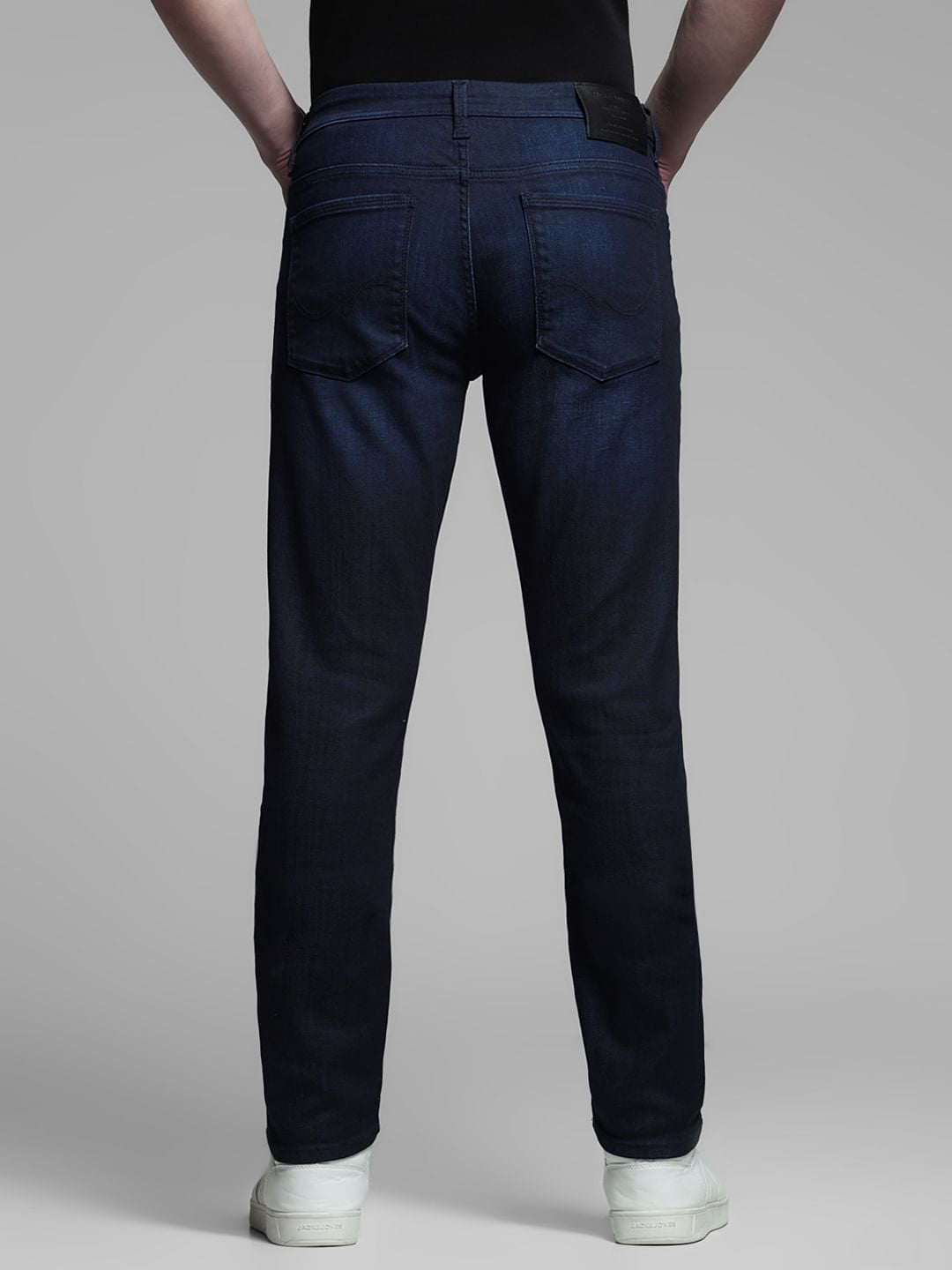 Dark Blue Low Rise Glenn Slim Fit Jeans
