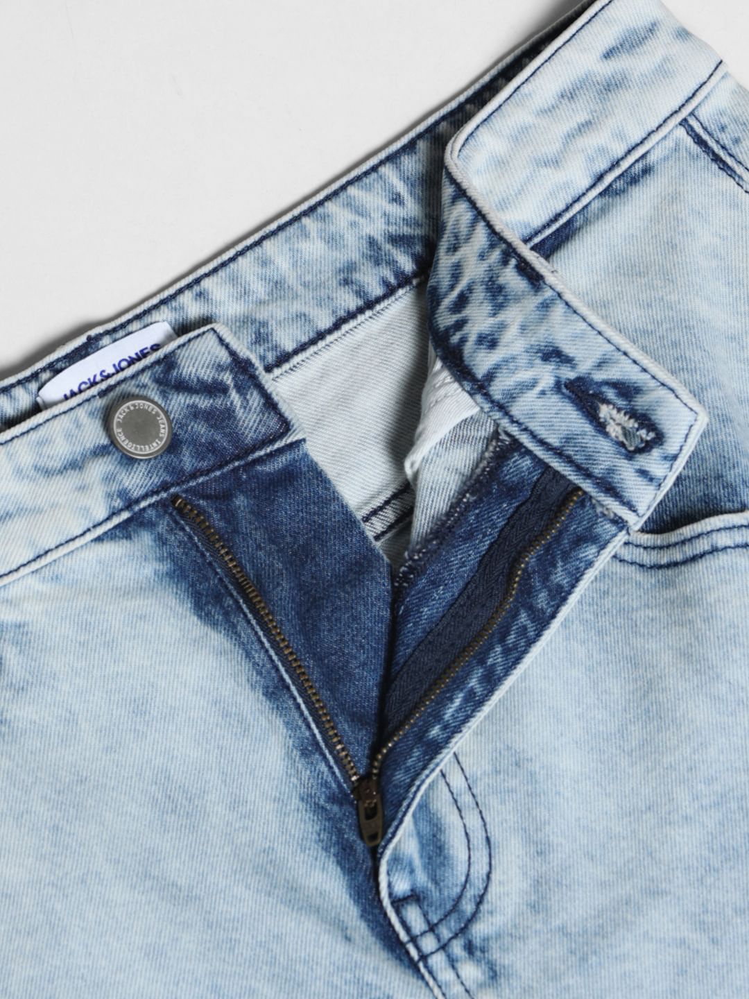 Light Blue High Rise Dario Loose Fit Jeans