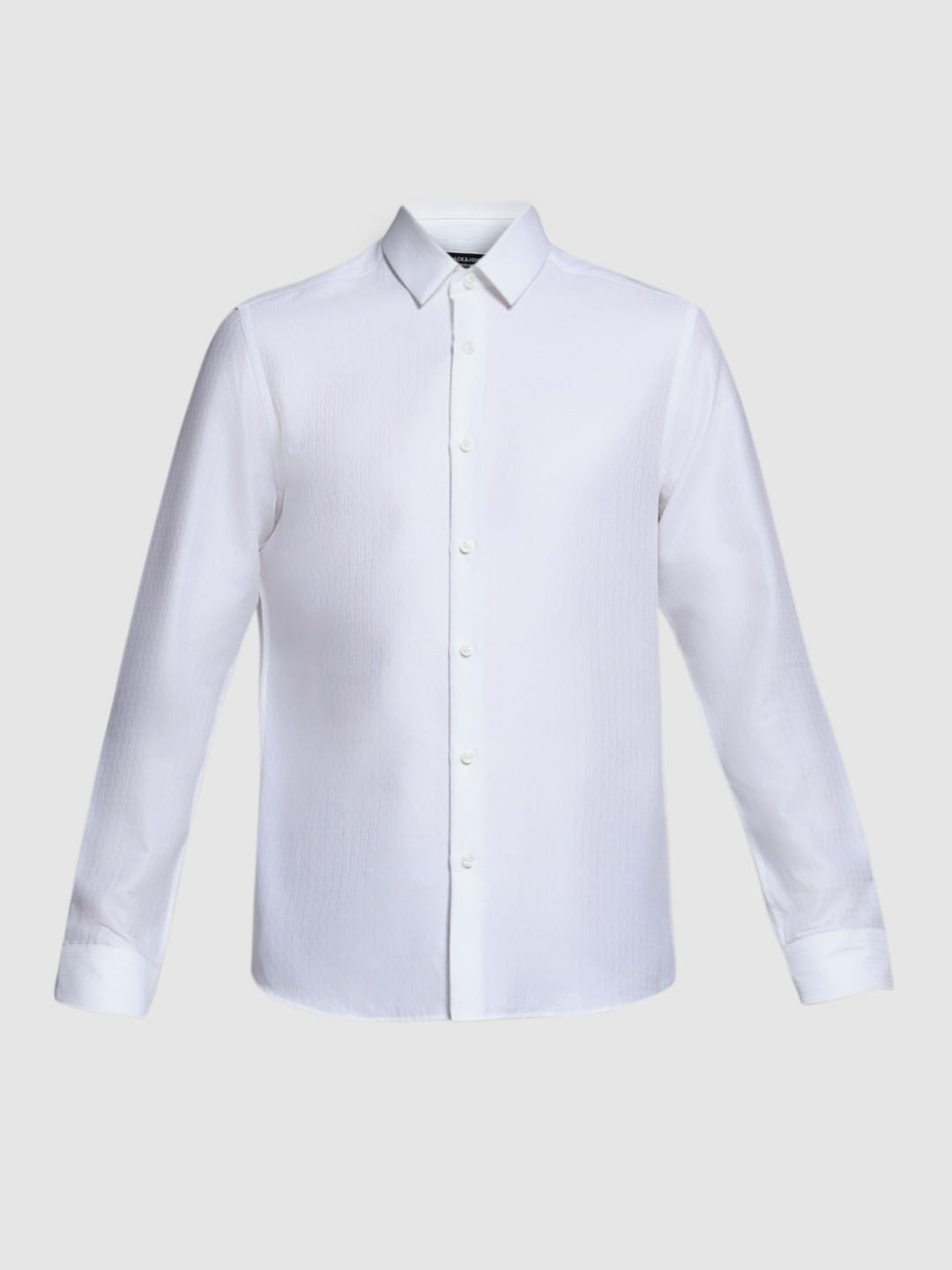 WHITE FULL SLEEVES SHIRT