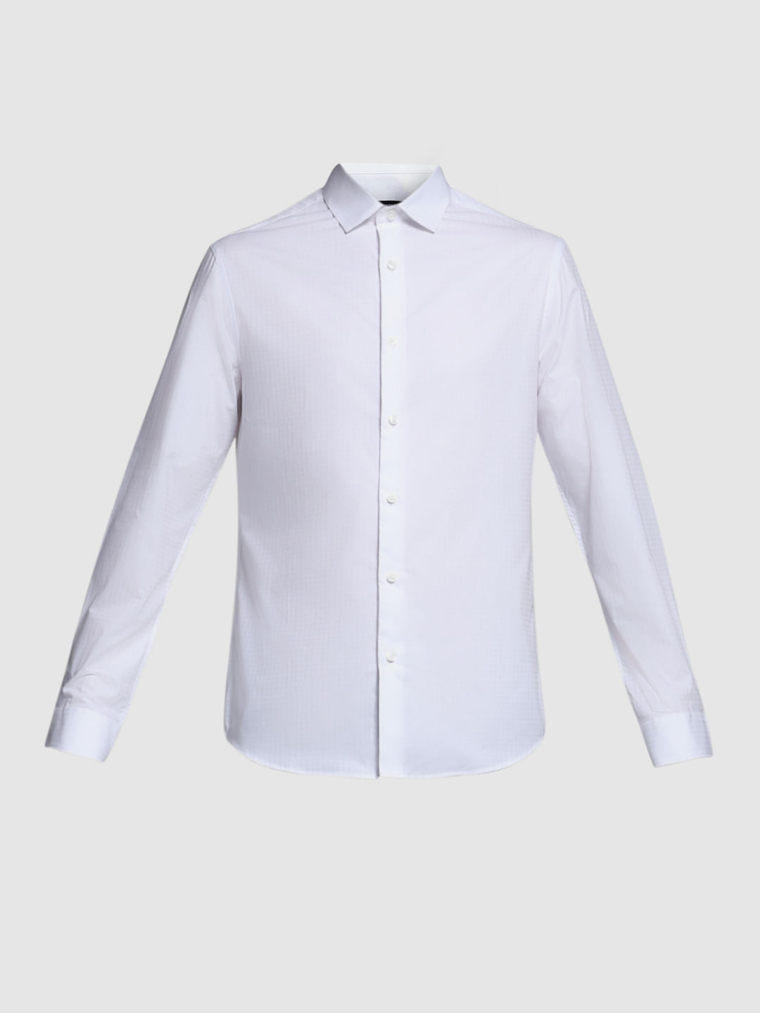 BLUE COTTON FULL SLEEVES SHIRT