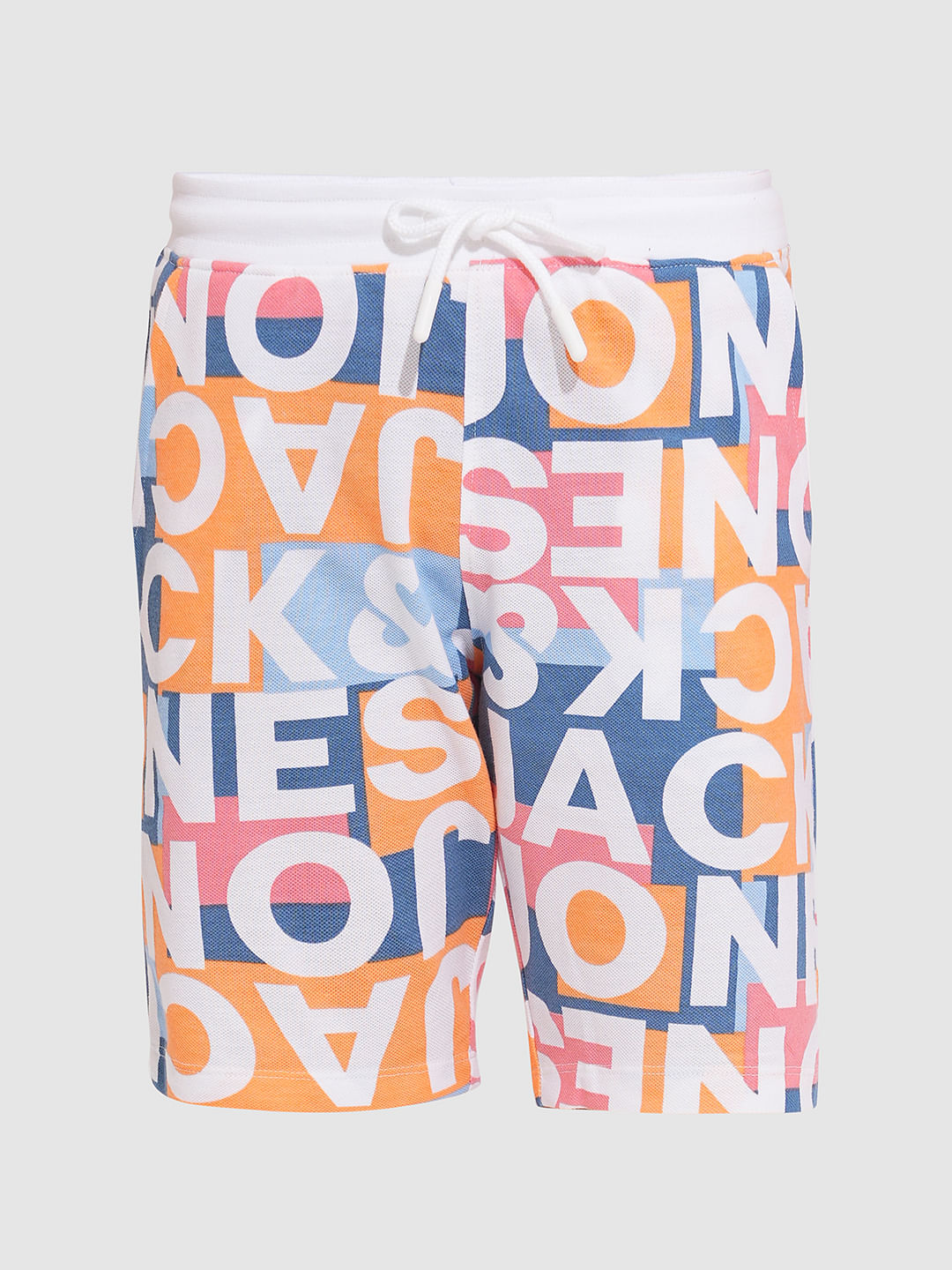 Boys Multi-Colour Printed Co-ord Set Shorts