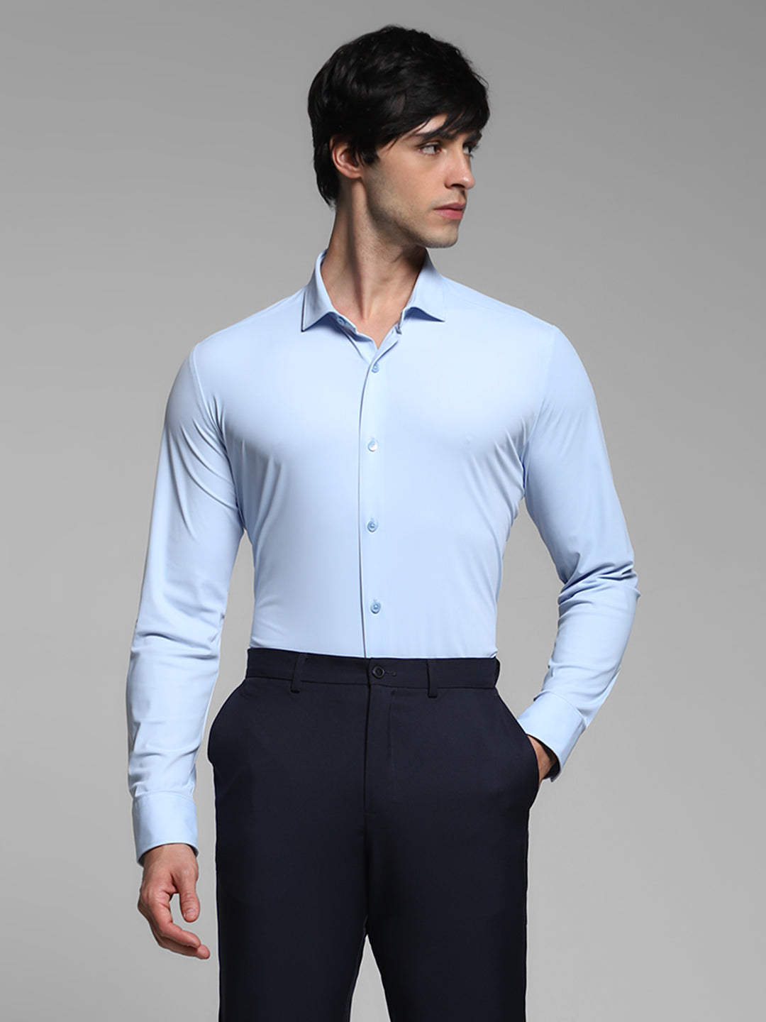 Light Blue Slim Fit Shirt