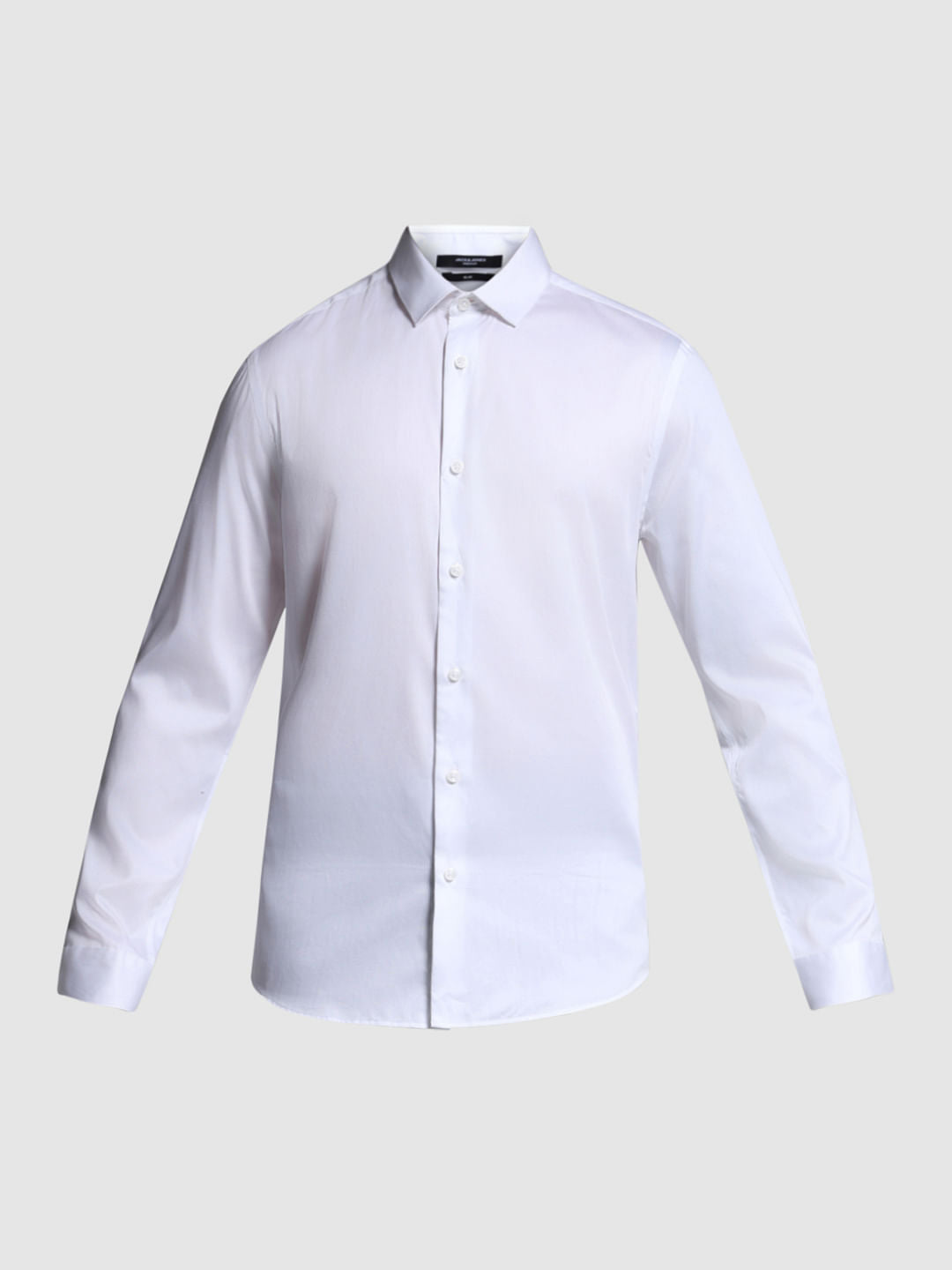 White Cotton Formal Shirt