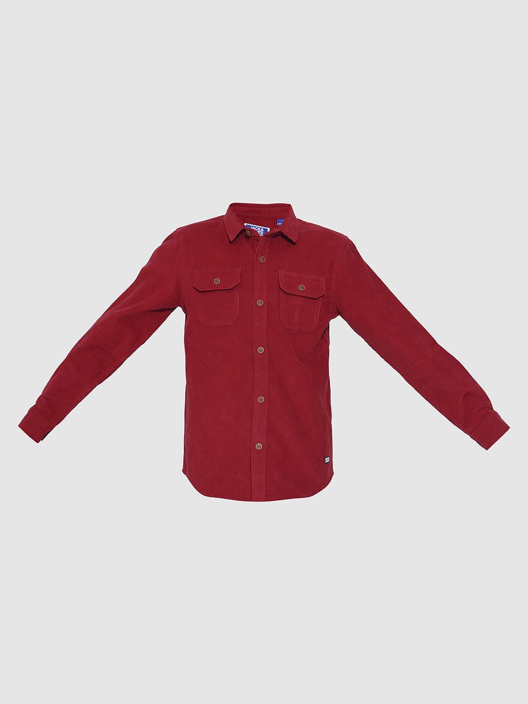 Boys Red Corduroy Shirt