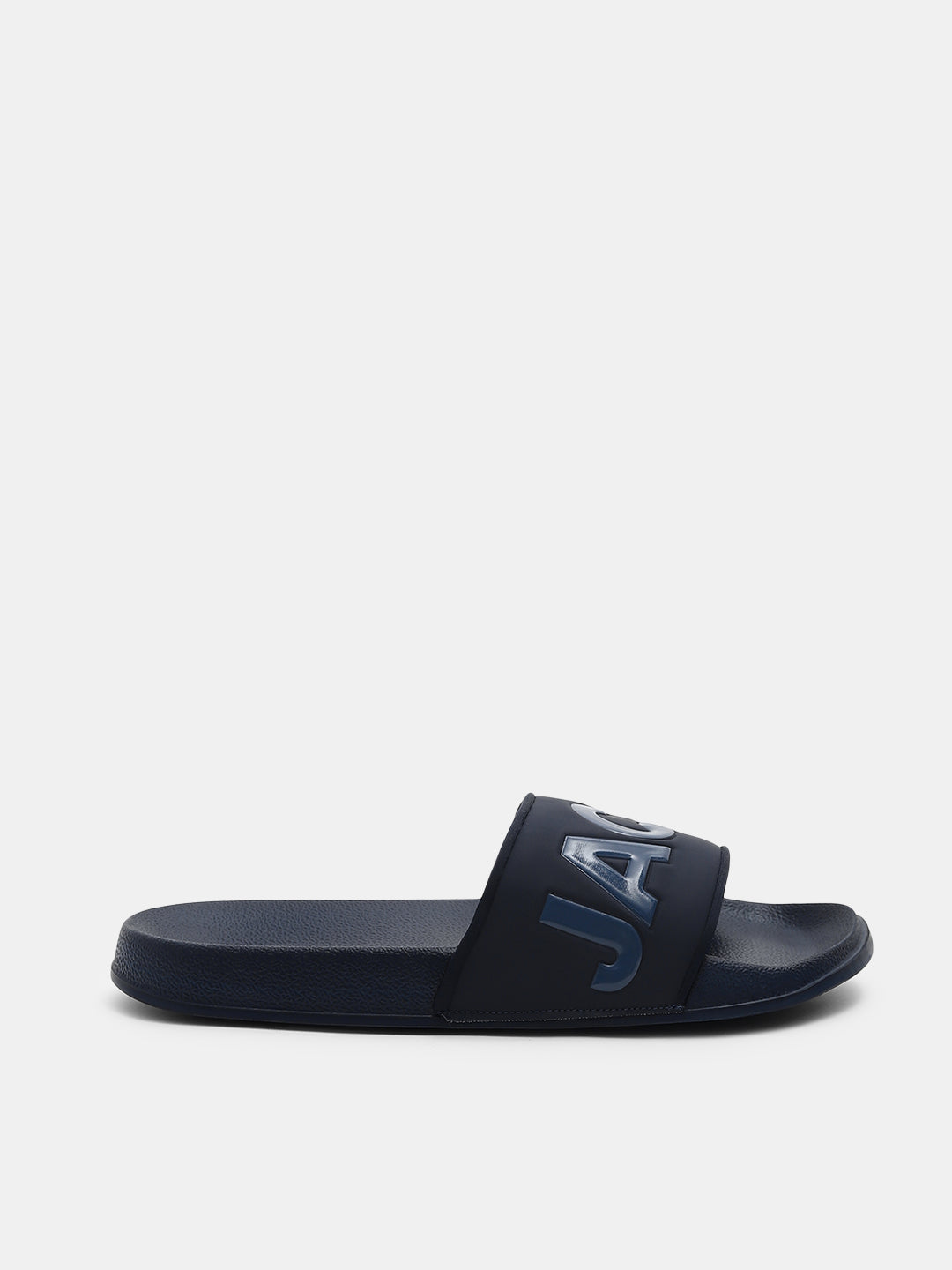 Navy Blue Big Logo Pool Sliders
