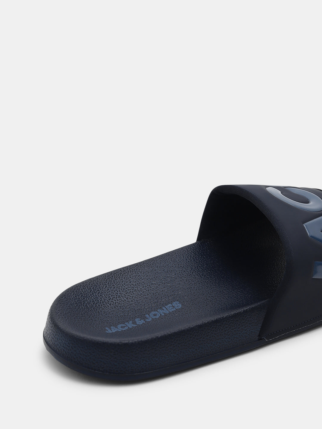 Navy Blue Big Logo Pool Sliders