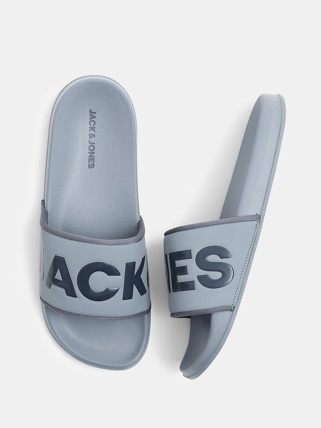 Grey Big Logo Text Pool Sliders