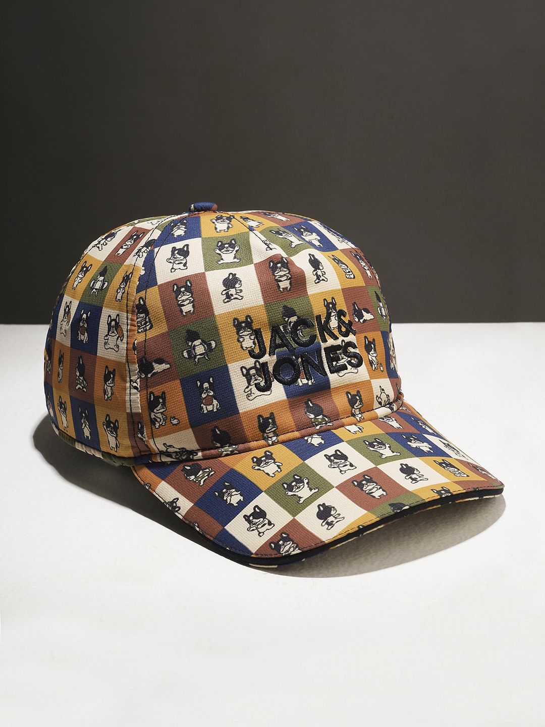 Boys Multi-Colour Doggo Print Cap
