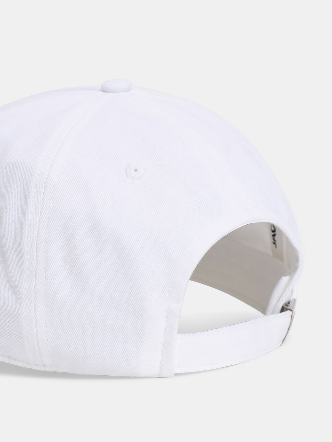 White Embroidered Baseball Cap