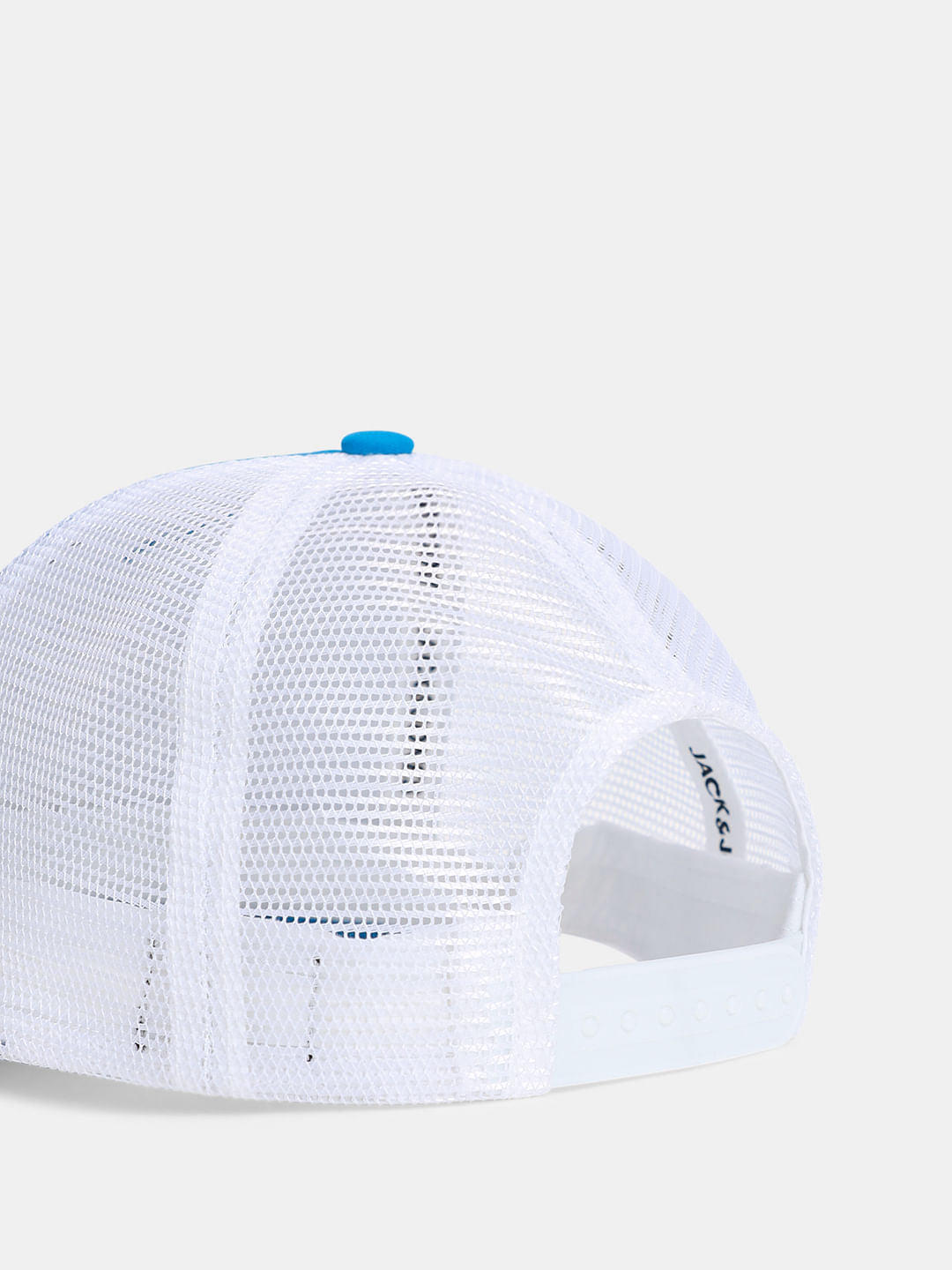 Blue Quilted Trucker Cap
