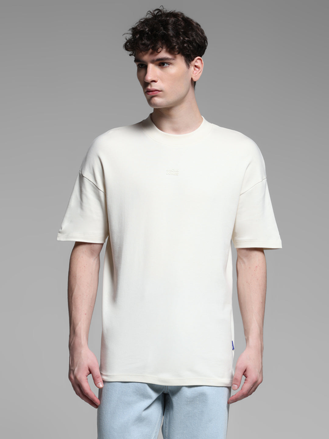 Off-White Printed Oversized Crew Neck T-shirt