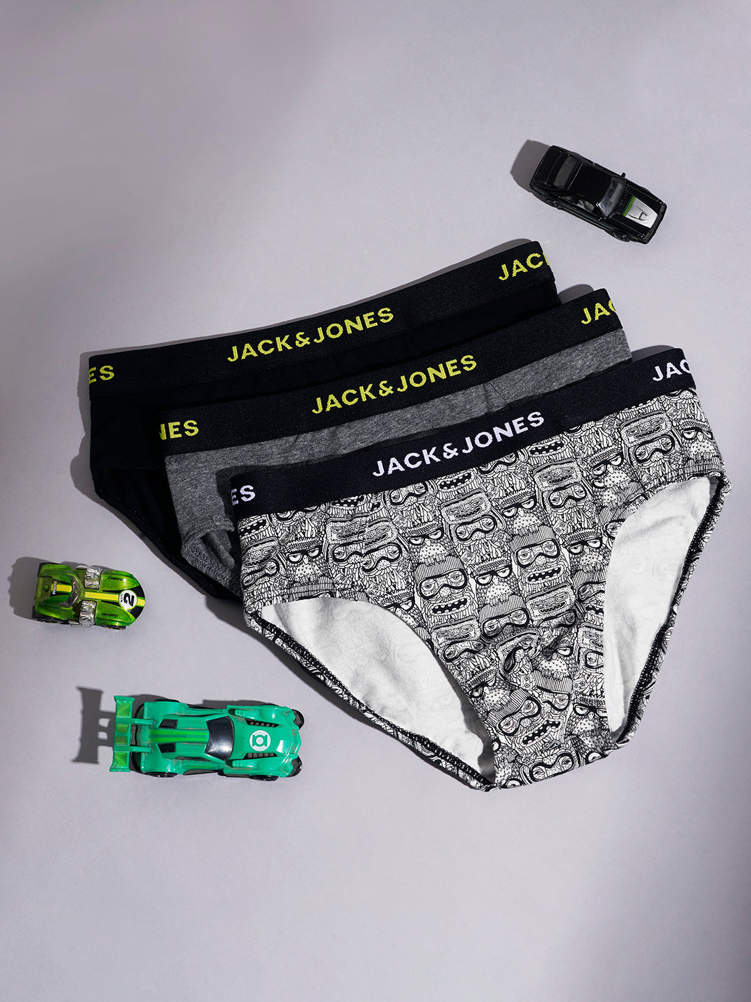 Boys Pack of 3 Printed Briefs