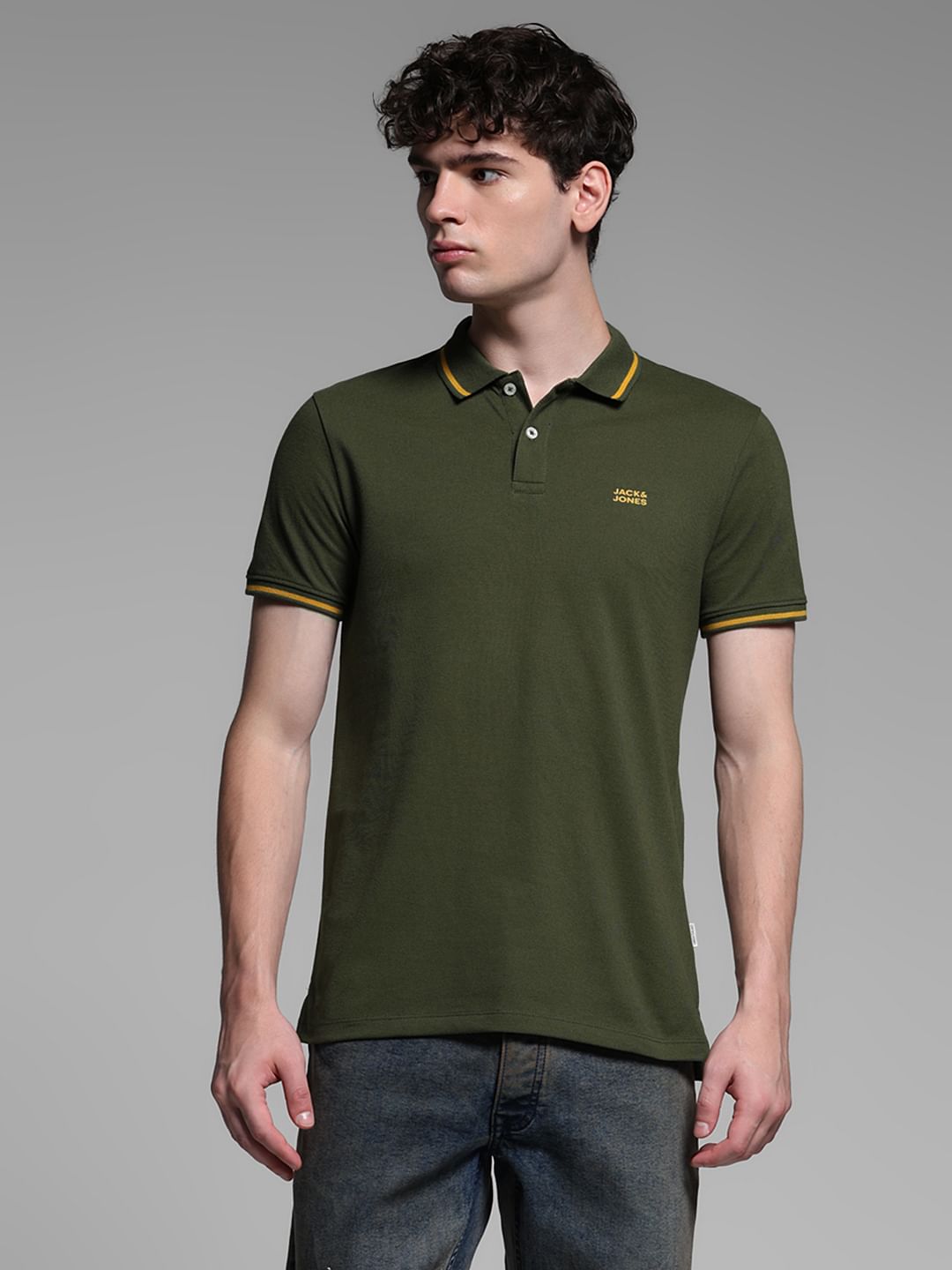 GREEN POLO T-SHIRT