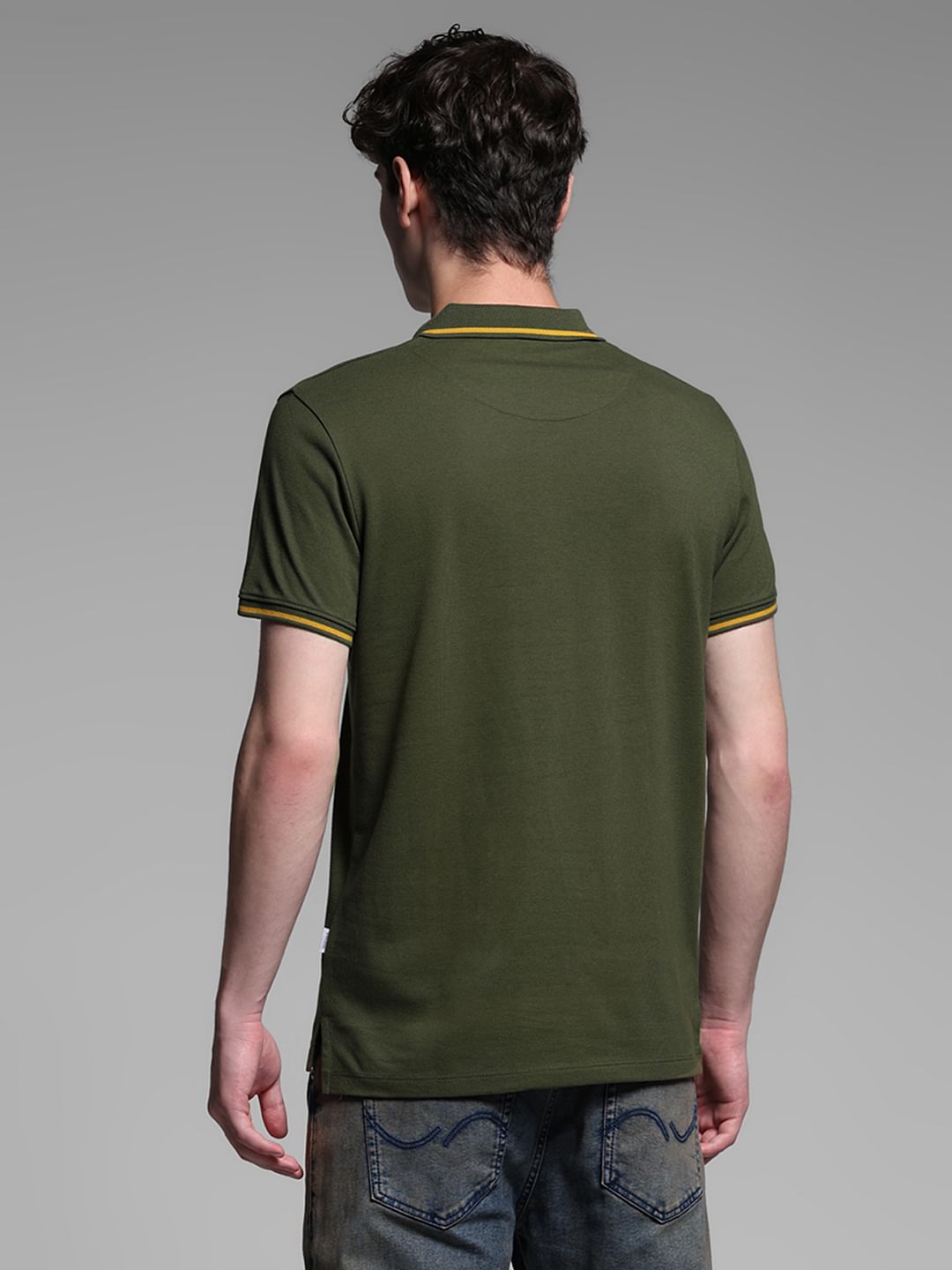 GREEN POLO T-SHIRT