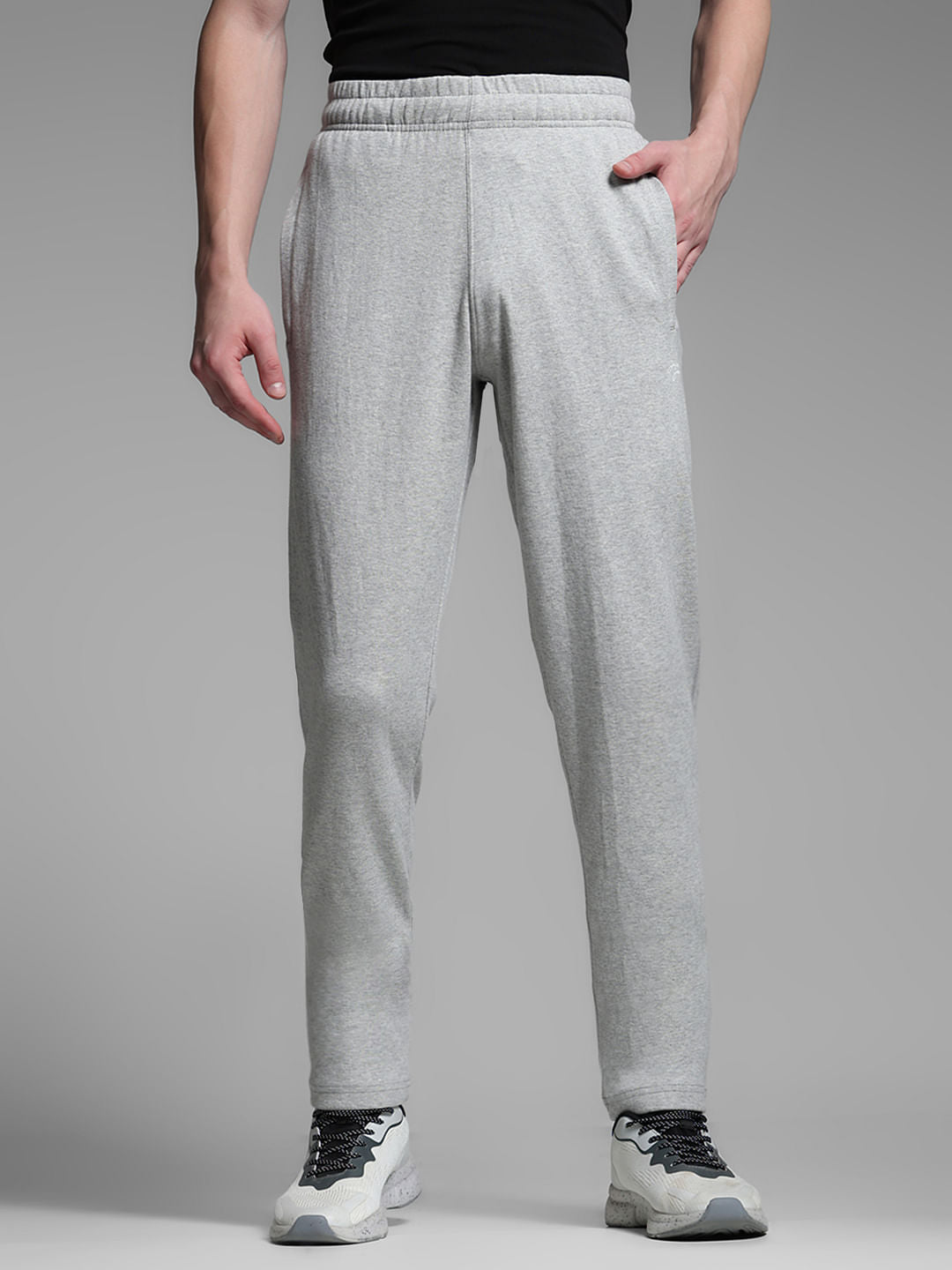 Light Grey Melange Trackpants