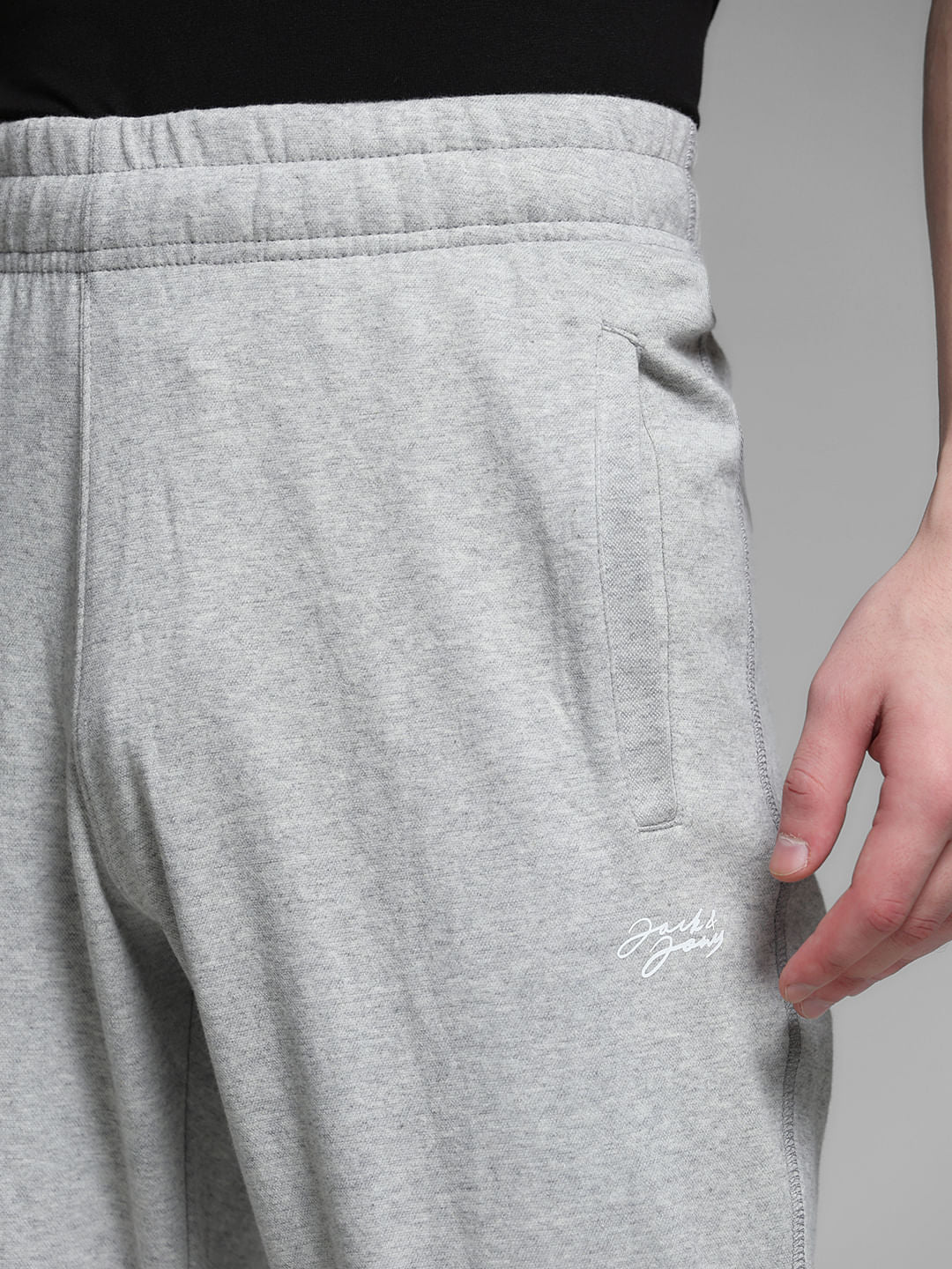 Light Grey Melange Trackpants