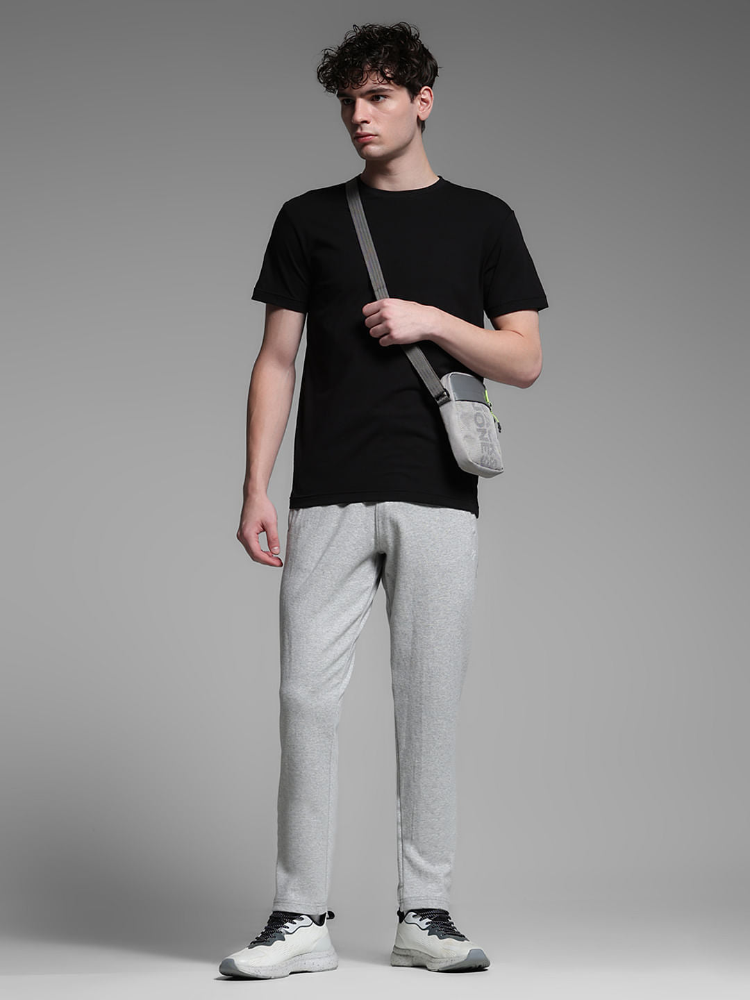 Light Grey Melange Trackpants