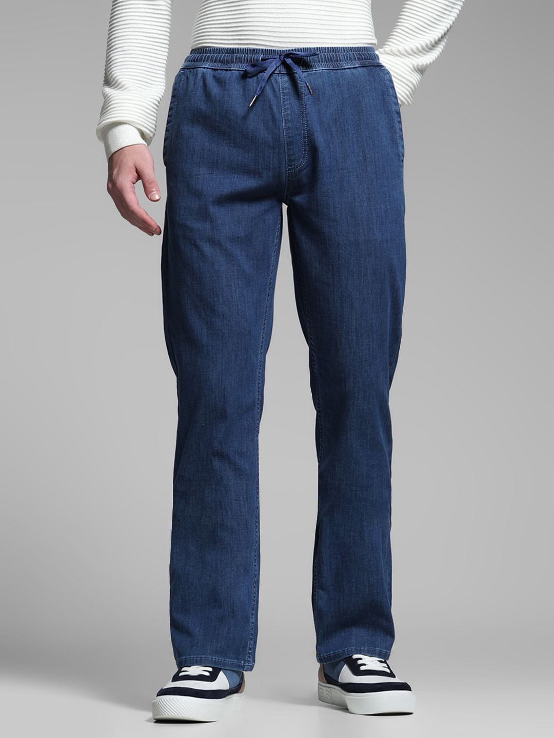 Light Blue High Rise Cliff Bootcut Jeans