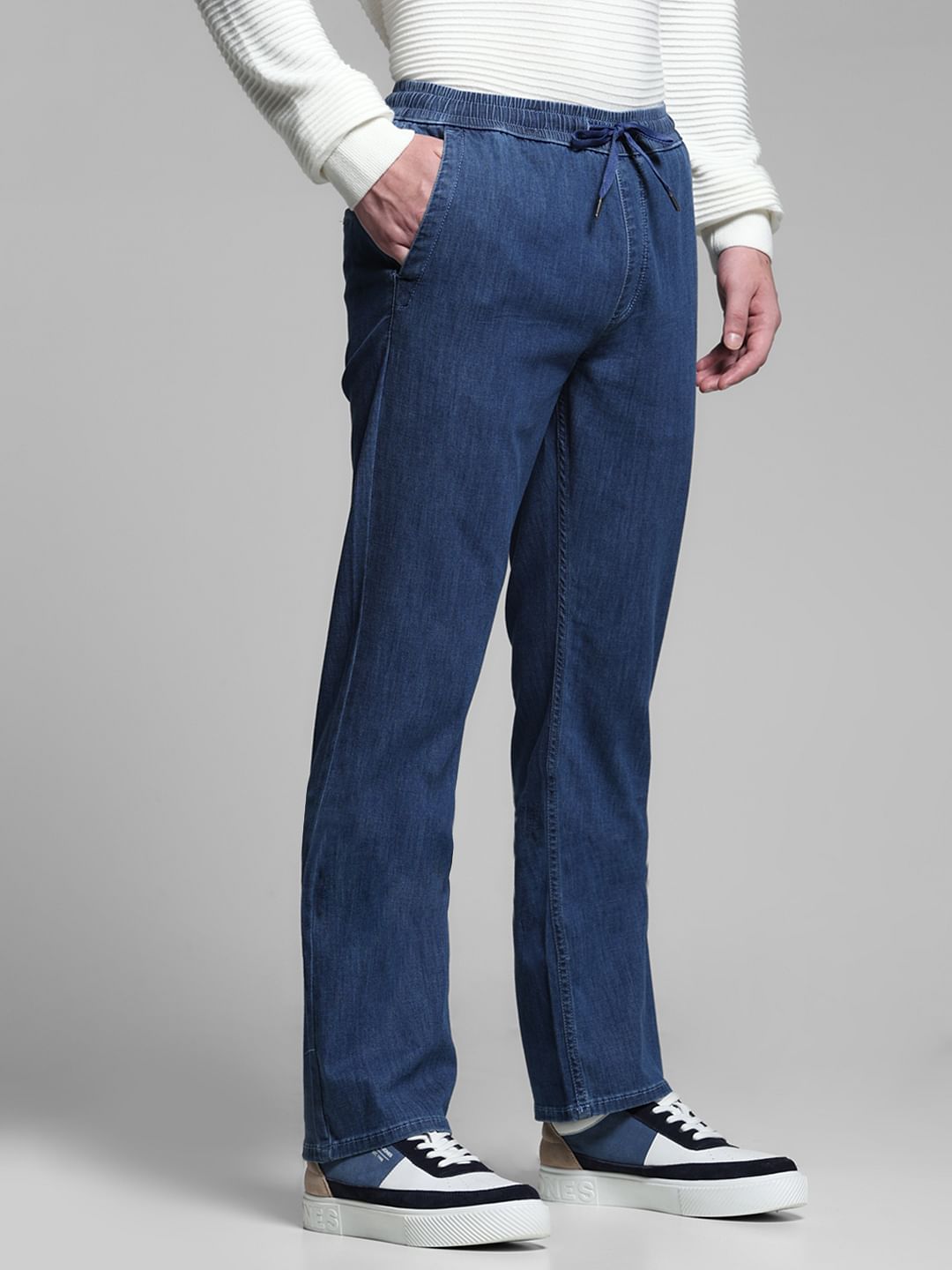 Light Blue High Rise Cliff Bootcut Jeans