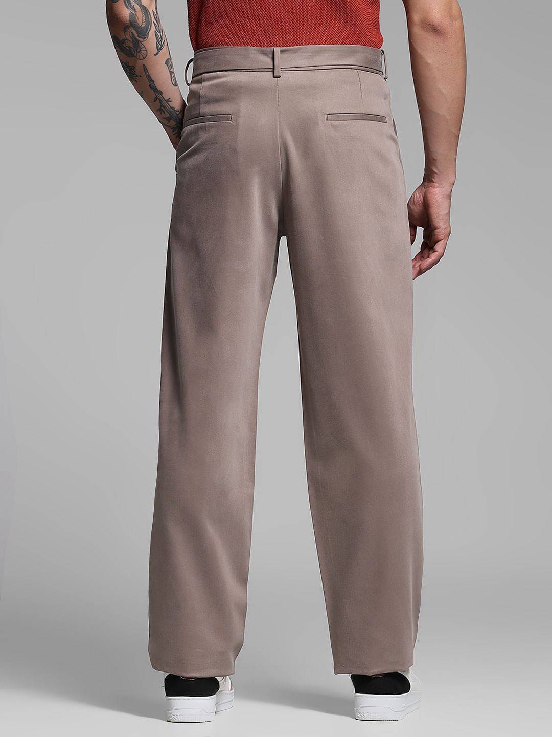 Mocha Rayon Loose Fit Pants