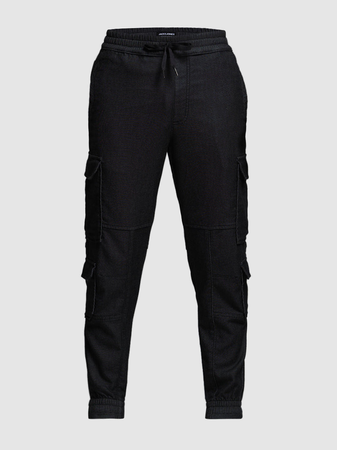 BLACK ANTI FIT CARGOS
