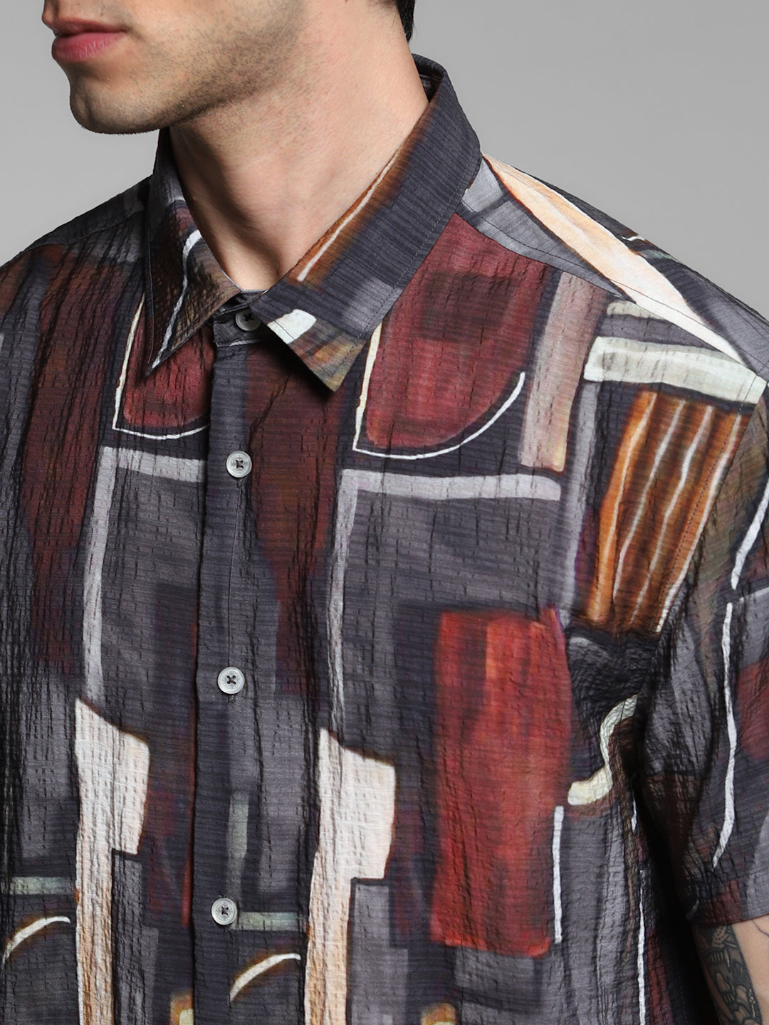 Printed Comfort Fit Shirt
